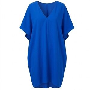 HATCH Collection The Nightbird Dress - Royal Blue Maternity Kaftan - OS - NY